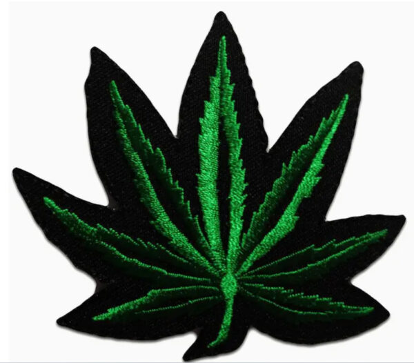 Aufnäher / Bügelbild - Cannabis Marijuana Weed