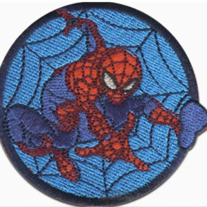 Aufnäher / Bügelbild - Marvel Spiderman Comic Netz Button