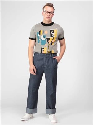 Johnny Striped Jeans