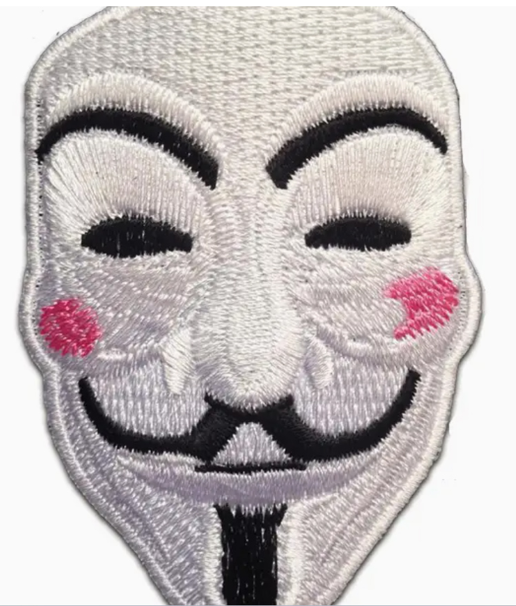 Aufnäher / Bügelbild - V For VENDETTA Anonymous