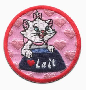 Aufnäher / Bügelbild - Disney Aristocats Lait Katze